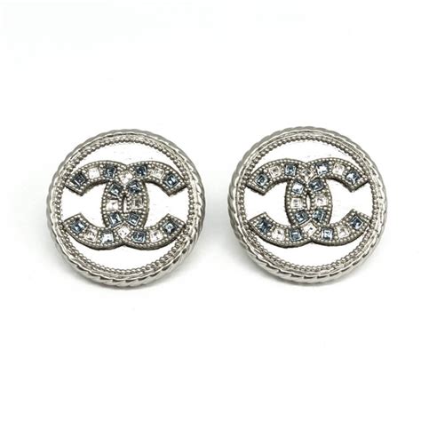 cheap chanel logo earrings